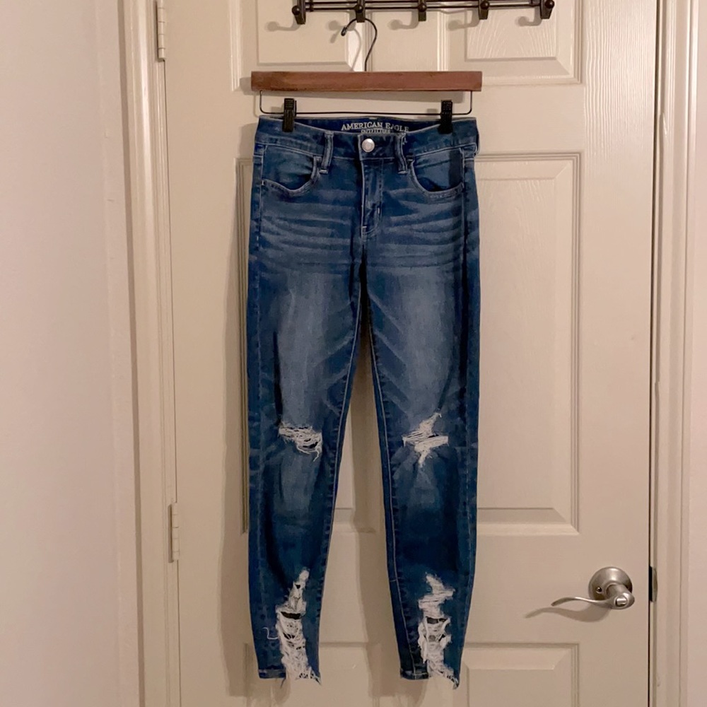American Eagle stretch mom jeans